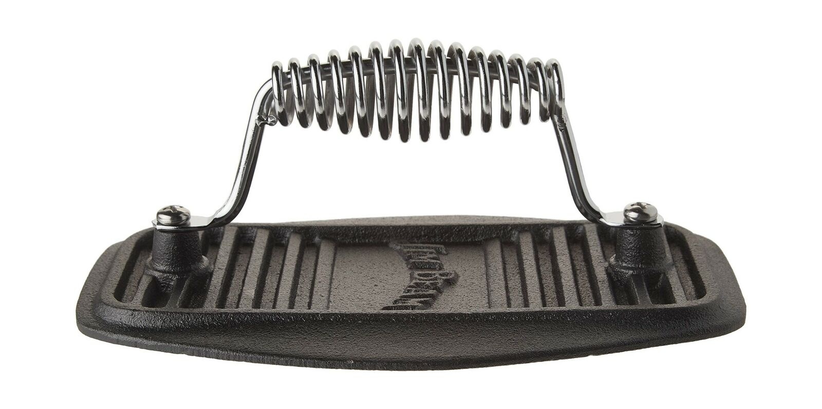 Jim Beam JB0177 Iron Barbecue, BBQ Press, Grill Accessories, Grid, Black