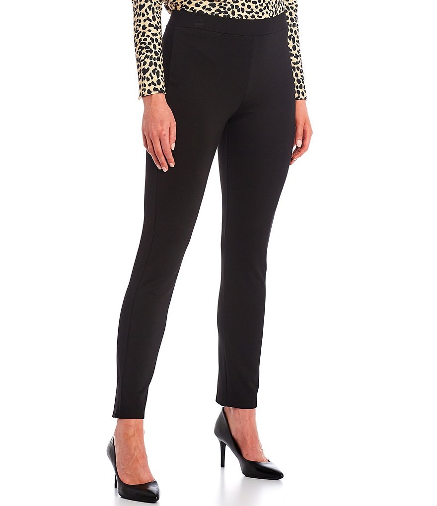 Jude Connally Olivia Ponte Knit Pull-On Hidden Elastic Waist Pants