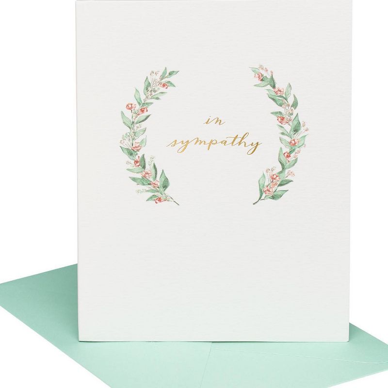 Elegant Greenery 'In Sympathy' Card - PAPYRUS