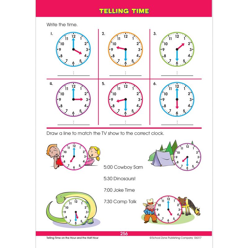 Big First Grade Workbook, Ages 67 (School Zone Publishing) - by Wendy Colsen (Paperback)