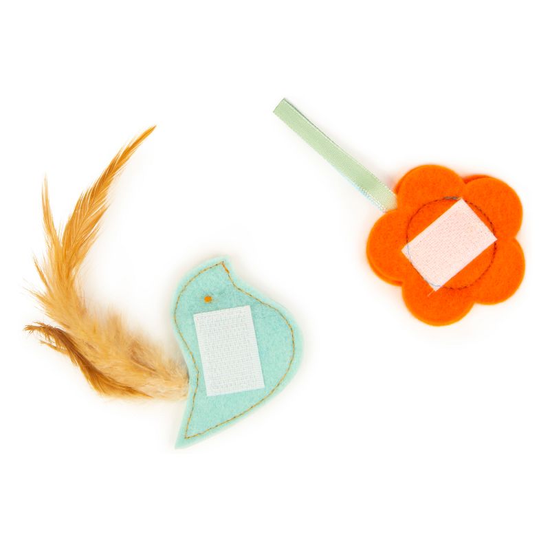 SmartyKat Triple Tower 3 Segment Cat Scratcher Post and Bonus Toy