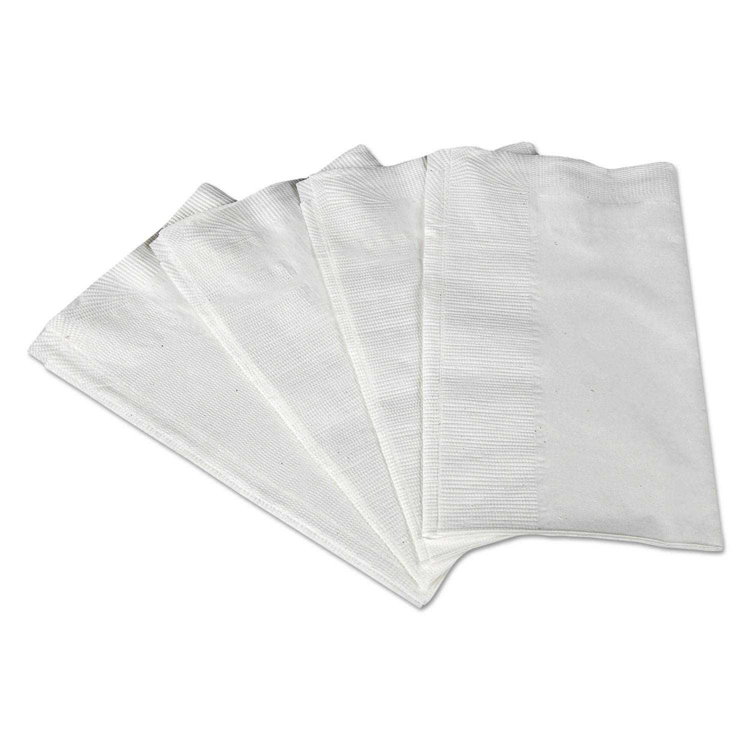 Scott 1/8-Fold Dinner Napkins, 2-Ply, 17W X 14 5/8D, White, 3000/Carto