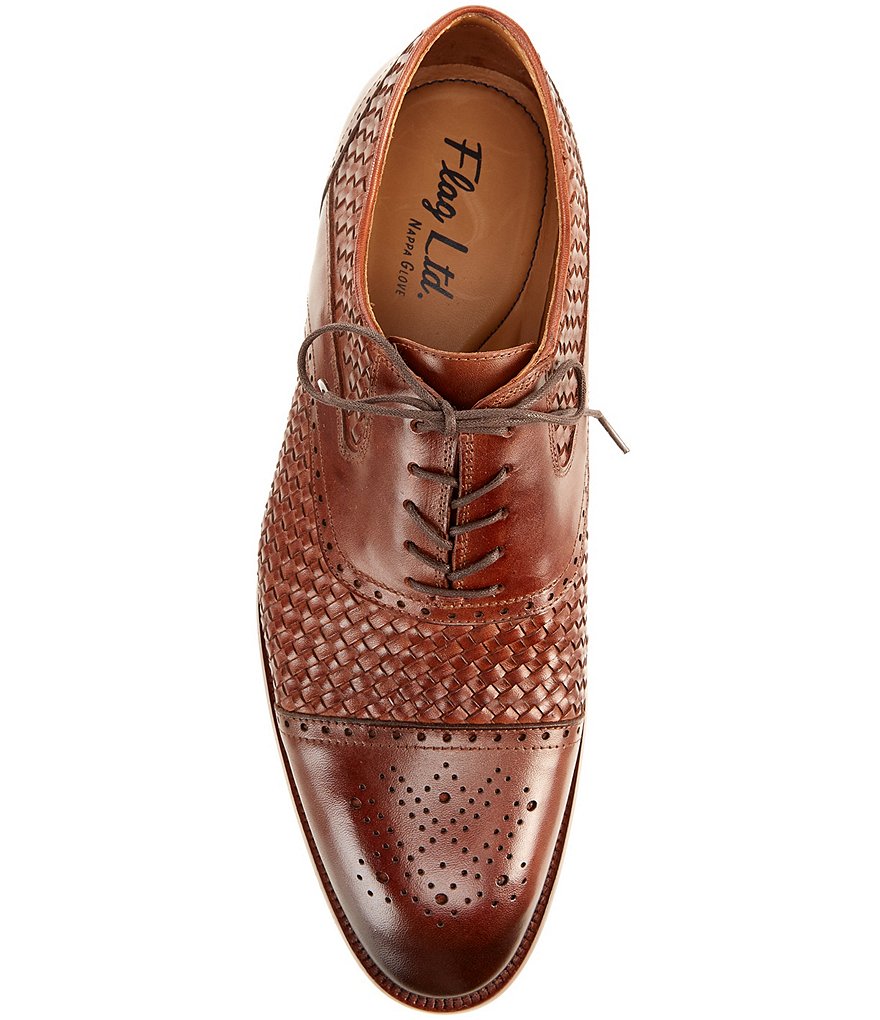 Flag LTD. Men's Hamilton Woven Cap Toe Dress Shoes