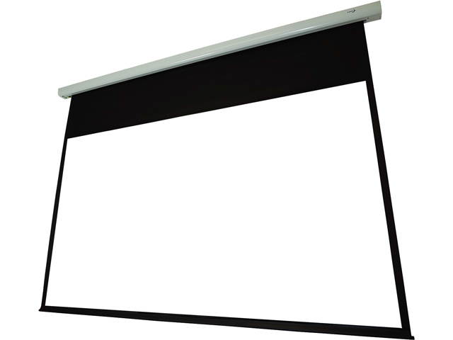 EluneVision 92in Diag Luna Hd Motorized Projector Screen Gray (vf)