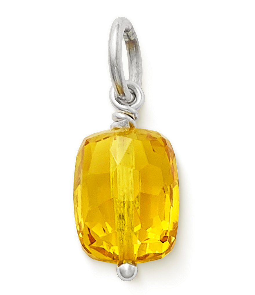 James Avery Faceted Lab-Created Amethyst February Birthstone Charm