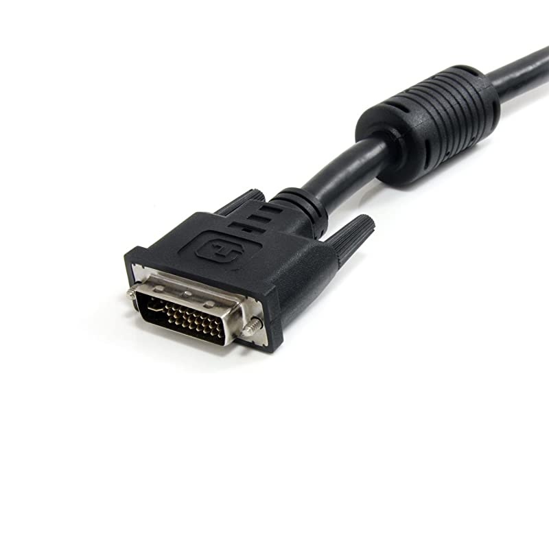 DVII Extension Cable 10 ft Dual Link Digital and Analog Male to Female Cable Computer Monitor Cable DVI Cord DVIIDMF10Black