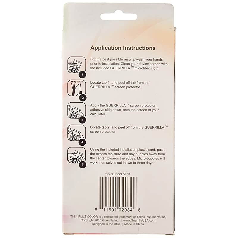 TI84PLUSCOLORSP Graphing Calculator Screen Protector