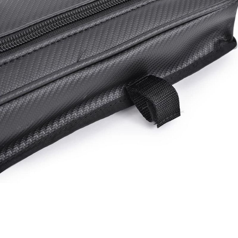 PRP Seats E60-210 Durable Fabric Can Am Maverick X3 ATV Padded Stock Door Bag Storage with Zippered Pocket, Black (Pair)