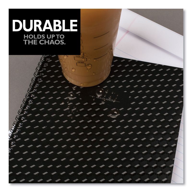 AT-A-GLANCE Elevation Academic Weekly/Monthly Planner, 11 x 8.5, Black, 2020-2021 75959P05