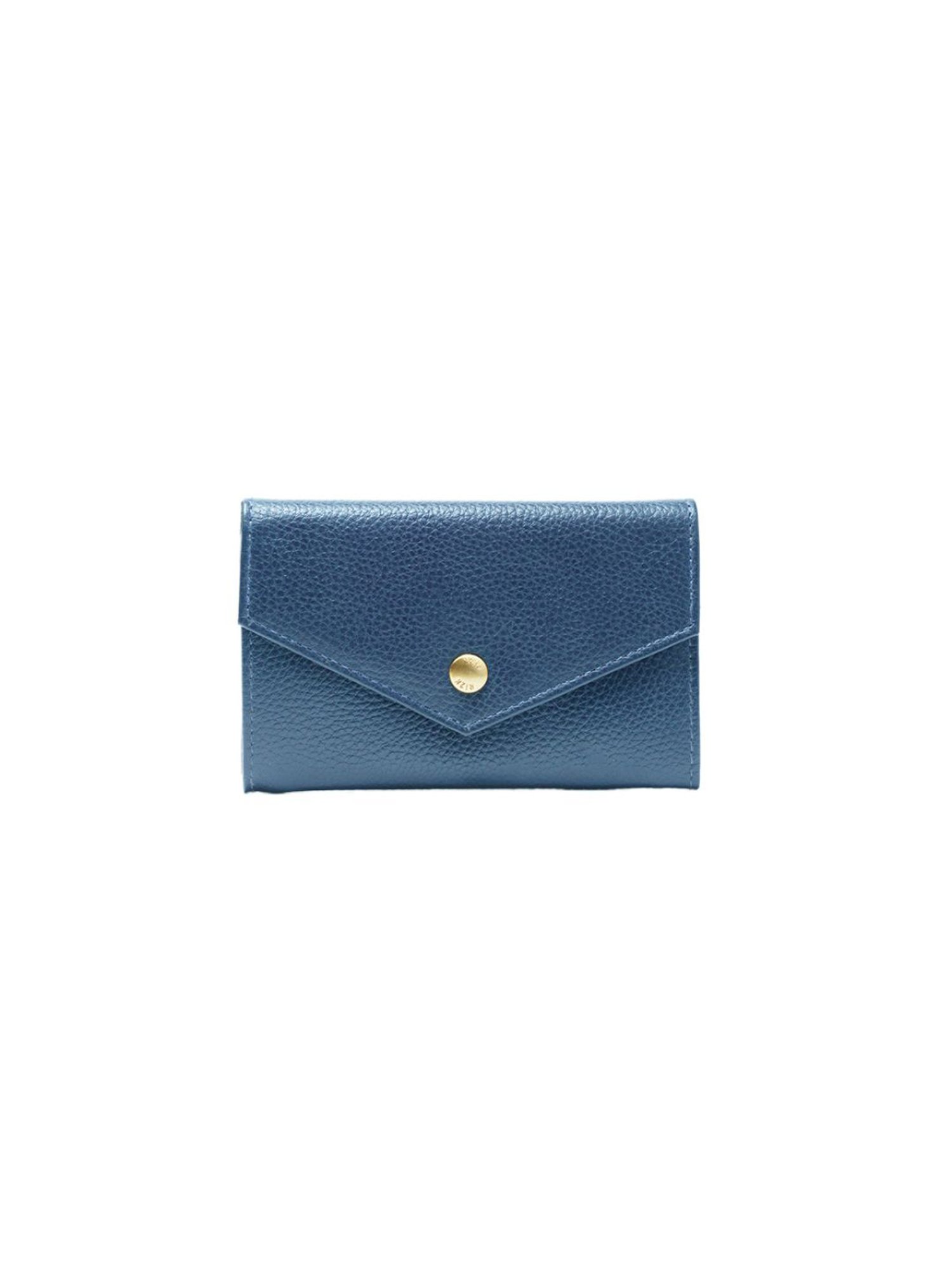 RI2K London Navy Blue Leather Envelope Wallet