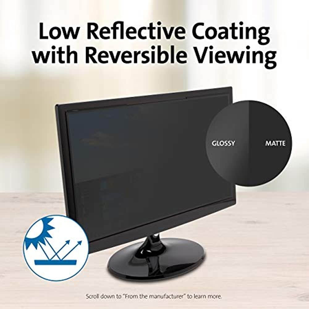 Kensington Privacy Screen Filter - For 21.5" Widescreen LCD Monitor - 16:9