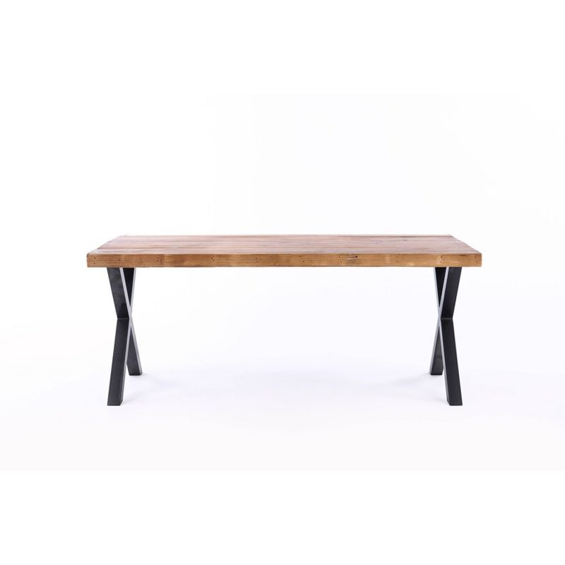 44" Selma Coffee Table Brown/Black - Summerland Home