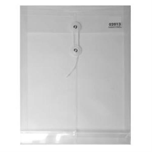 Poly Envelope,Letter,Top Opening,1" Expansion,Clear