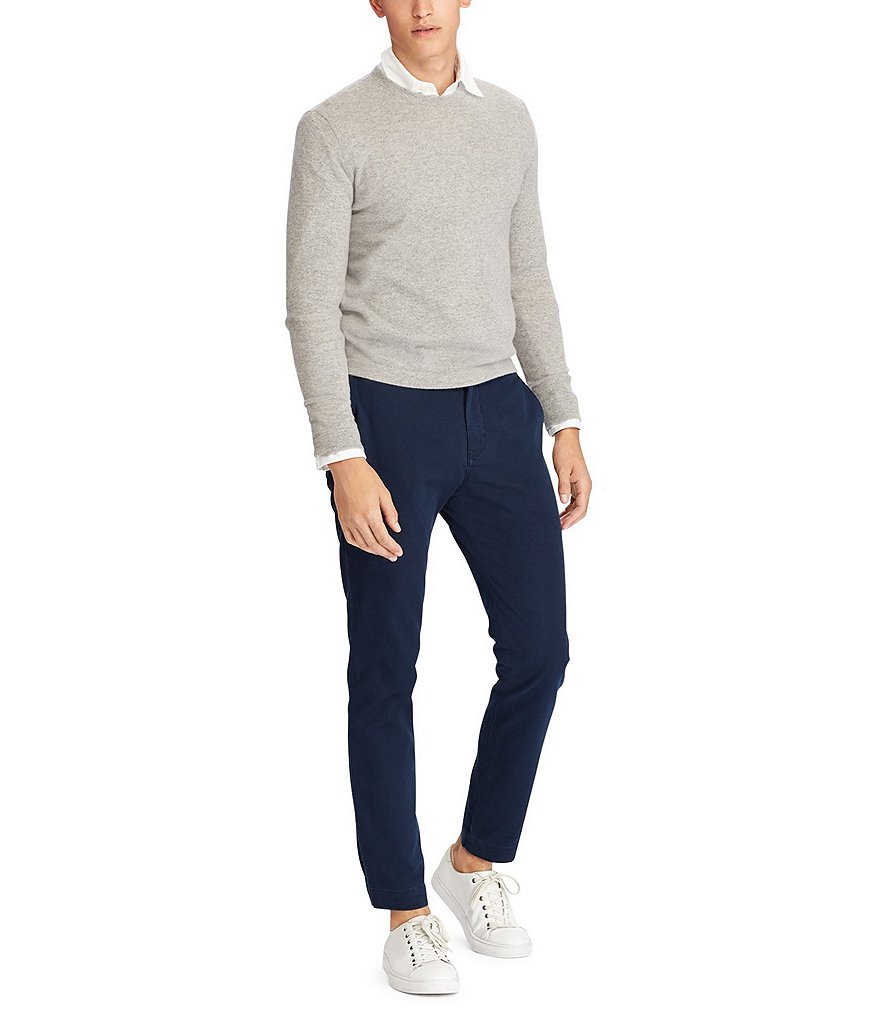 Polo Ralph Lauren Classic-Fit Flat-Front Bedford Chino Pants