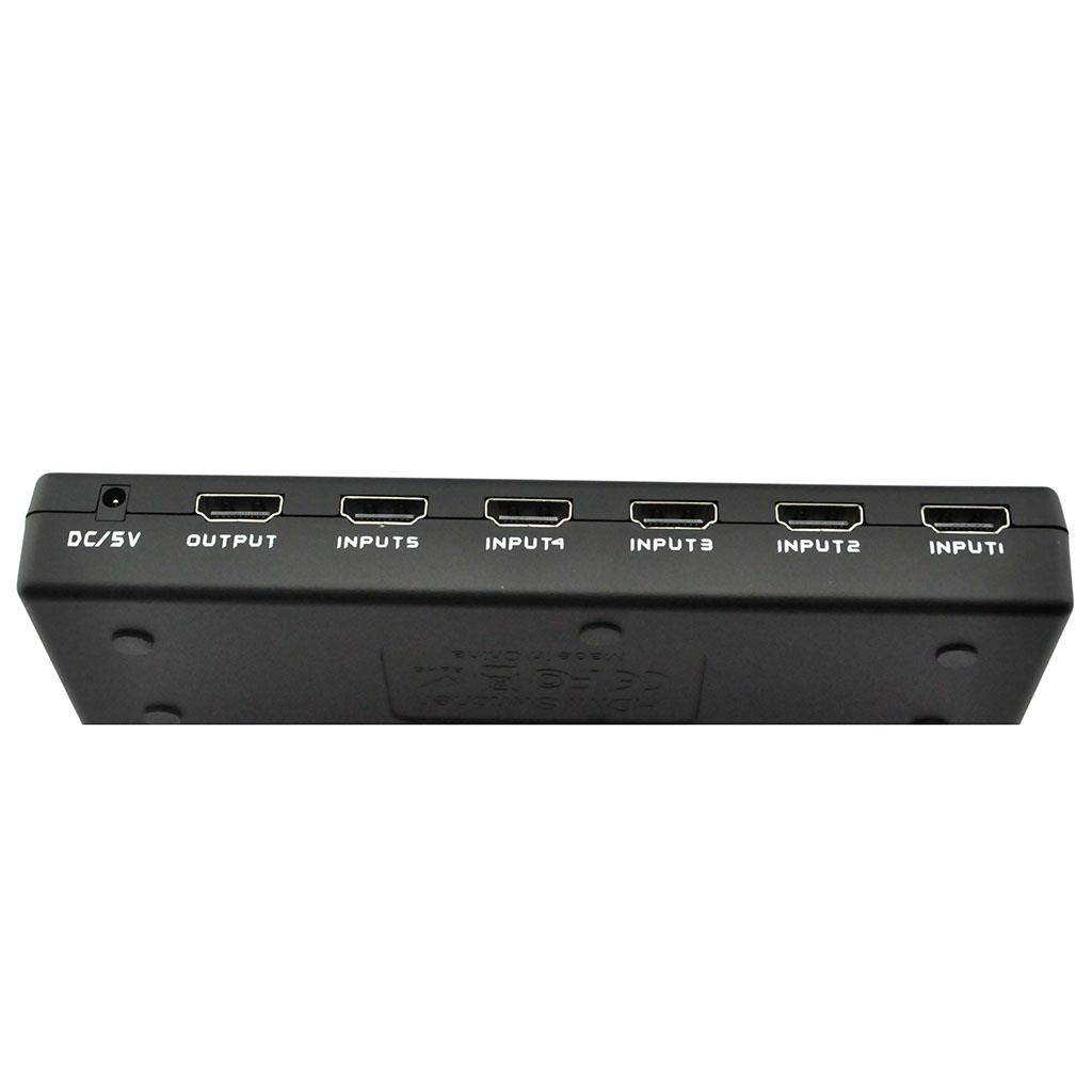 iKKEGOL 5 Port 1 x 5 HDMI Switch Switcher Selector Splitter Hub for HDTV PS3 w/IR Remote