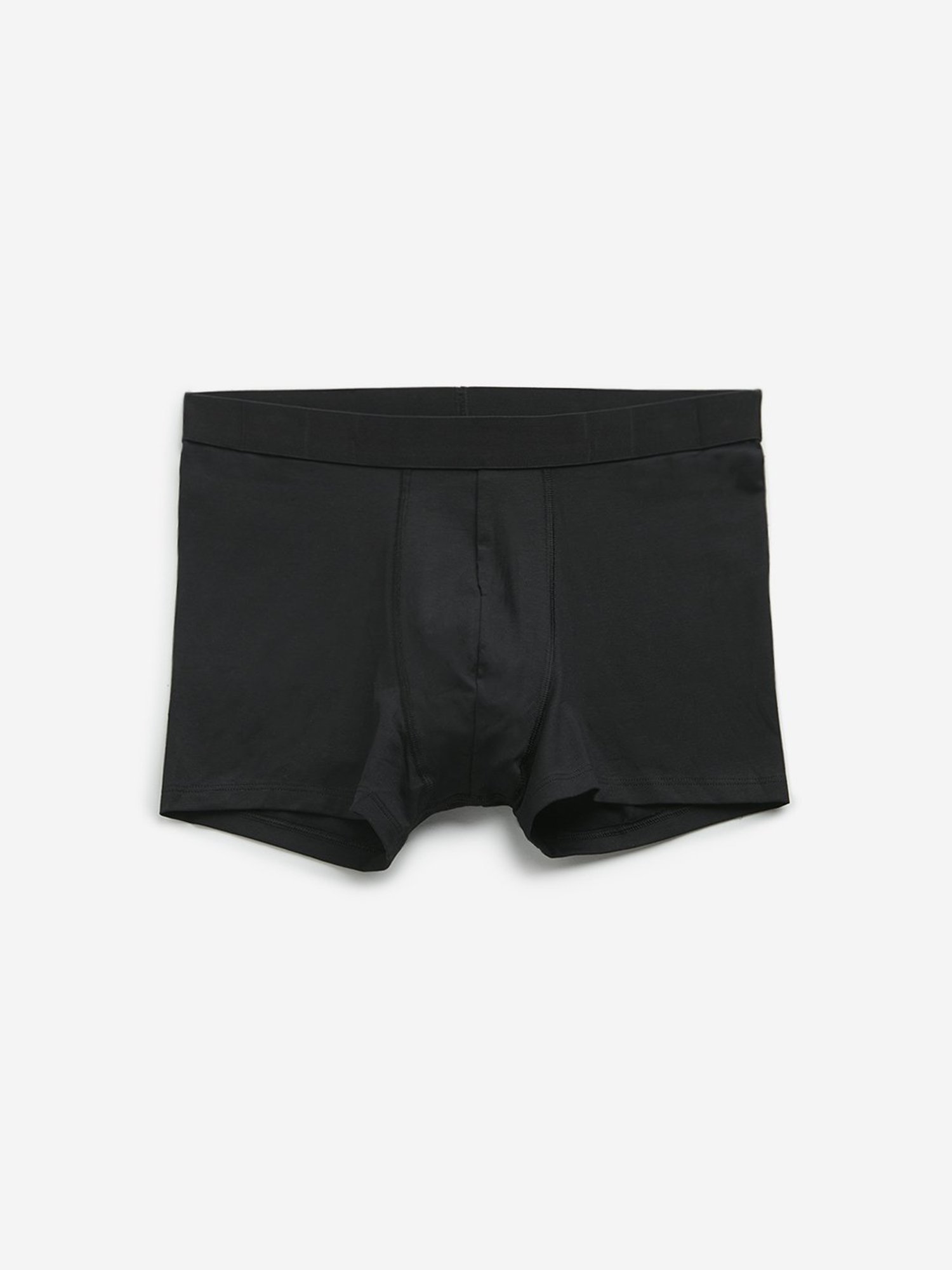 WES Lounge by Westside Maroon Solid Cotton Blend Trunks - Pack of 3