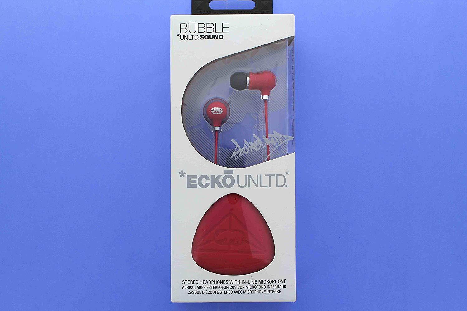 Digipower Solutions Ecko Bubble Earbuds Red