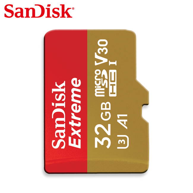 SanDisk Extreme A1 32GB microSDHC Card UHS-I U3 V30 Speed up to 160MB/s for Mobile Gaming