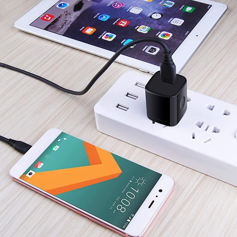 Charger Box  3PC USB Wall Plug 1A Charging Cubes OnePort Charging Block Power Adapter Compatible iPhone 11 Pro MaxSEXSX876S Samsung Galaxy A20A10eS20+S10S9+ LG G8 Moto Pixel 4a