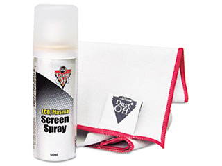 Dust-Off Laptop Computer Cleaning Kit, 8.5 oz. Spray/Microfiber Cloth