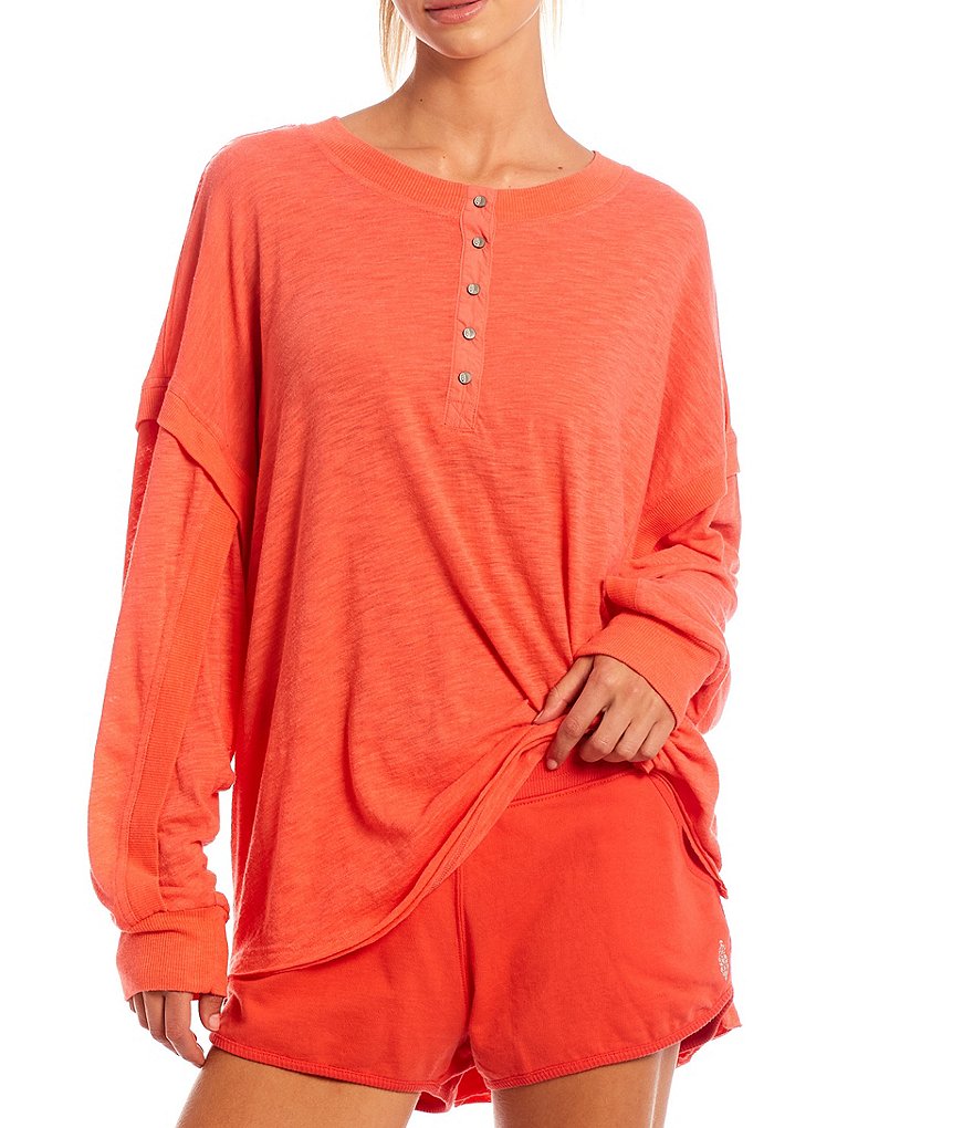 Marc New York Short Sleeve Tie-Dye Jewel Neck Tee