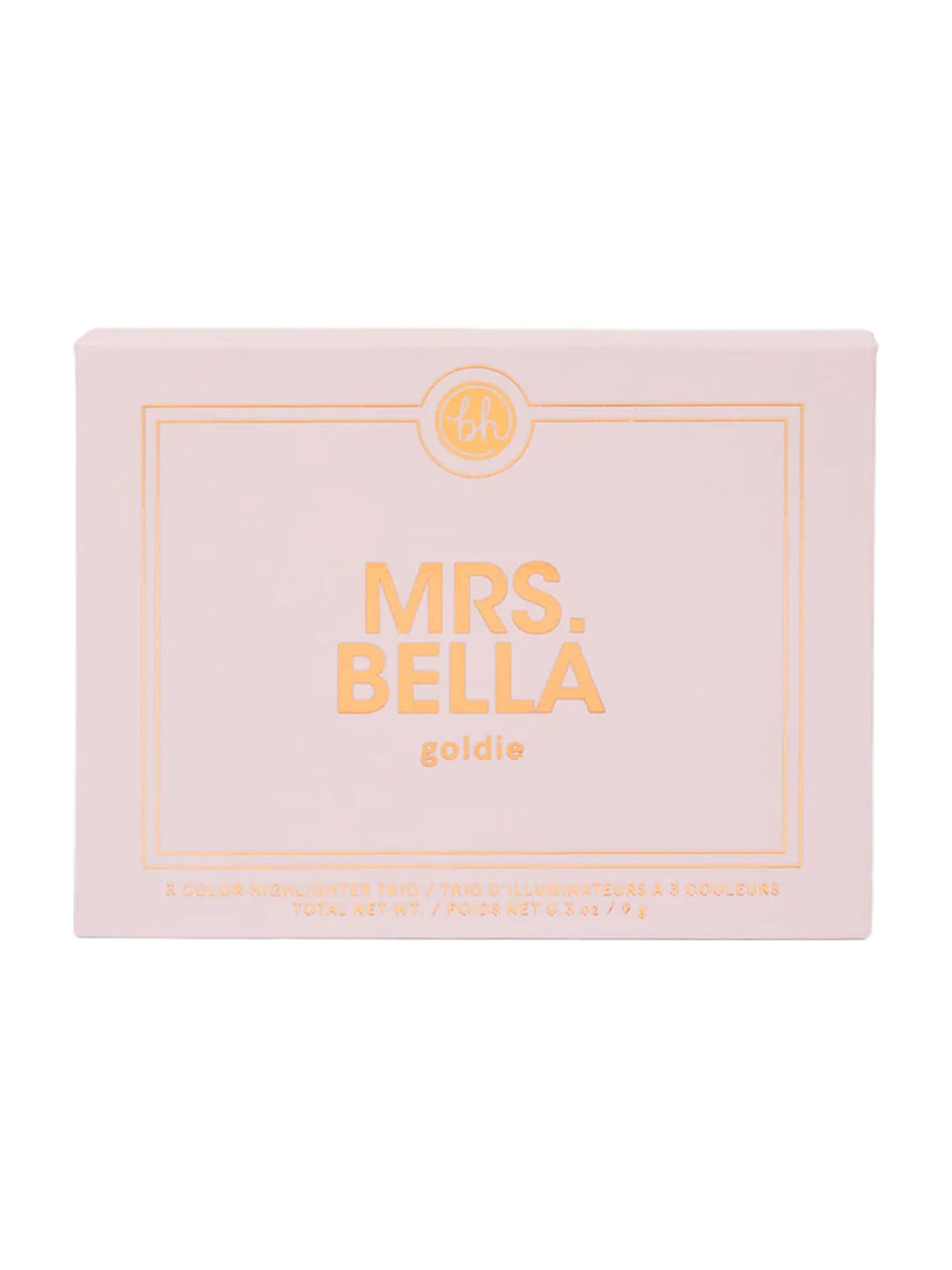 BH Cosmetics Mrs. Bella Goldie 3 Color Highlighter Trio - 9 gm