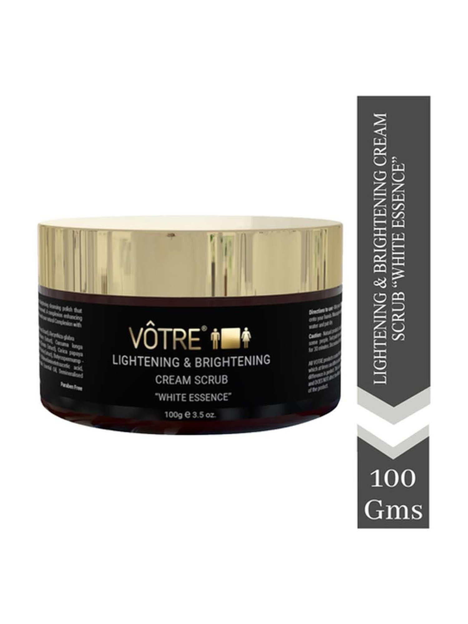 Votre Lightening & Brightening Cream Scrub White Essence 100ml