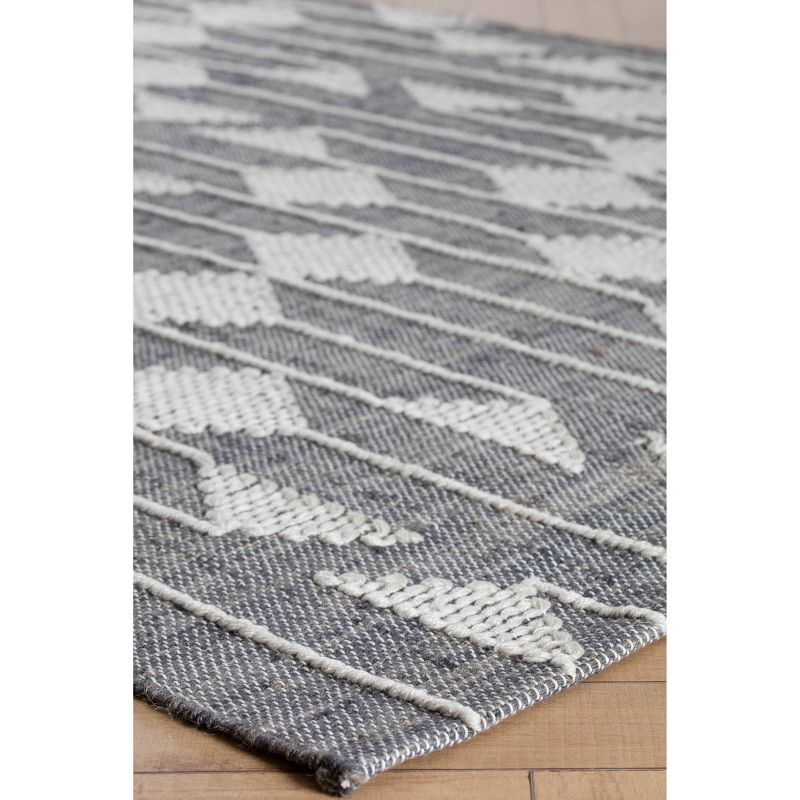 8'x10' Nightfall of Diamonds Area Rug Blue/Ivory - Anji Mountain