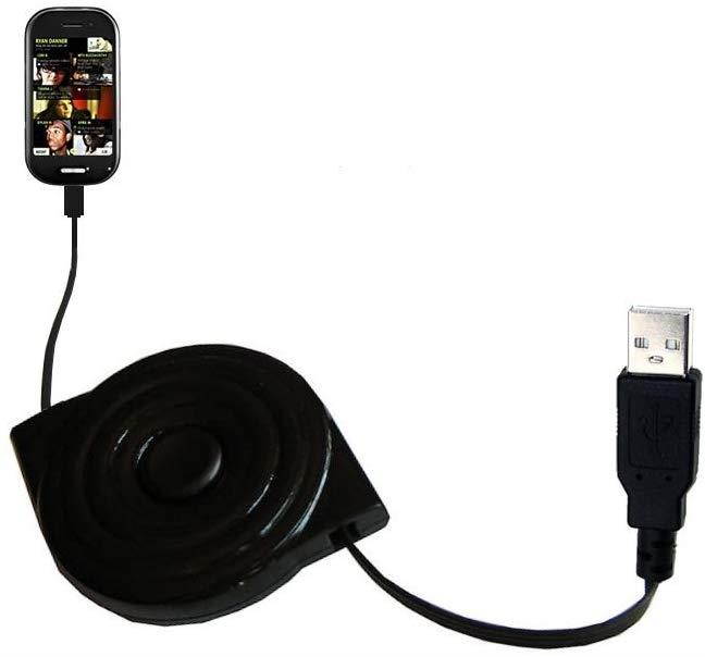 USB Power Port Ready retractable USB charge USB cable wired specifically for the Microsoft KIN TWO / KIN 2 and uses TipExchange