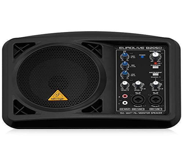 behringer eurolive b205d ultracompact 150watt pa/monitor speaker system