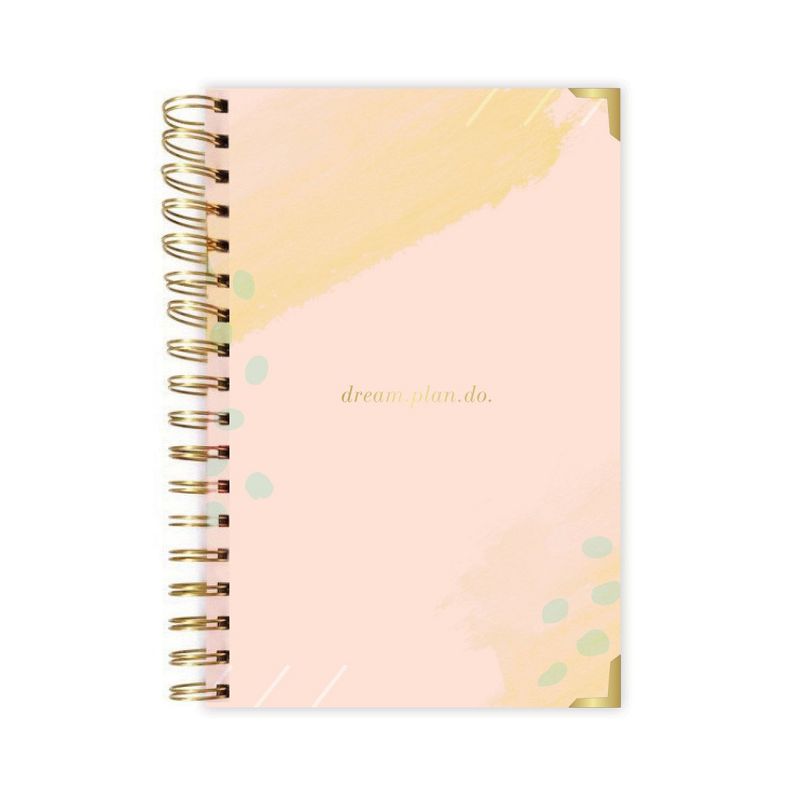 Undated Spiral Planner 6.25" x 9" Weekly Broad Strokes - lake + loft
