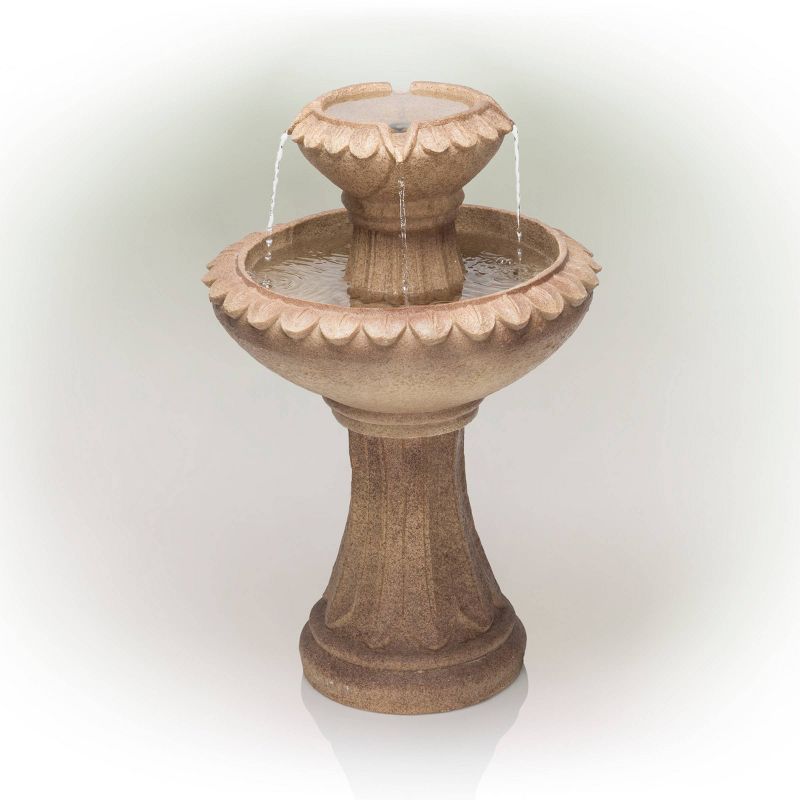Ceramic Cascading Vines Garden Fountain - Acorn Hollow