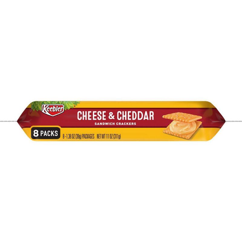 Keebler Cheese & Cheddar Sandwich Crackers 8ct / 1.37oz