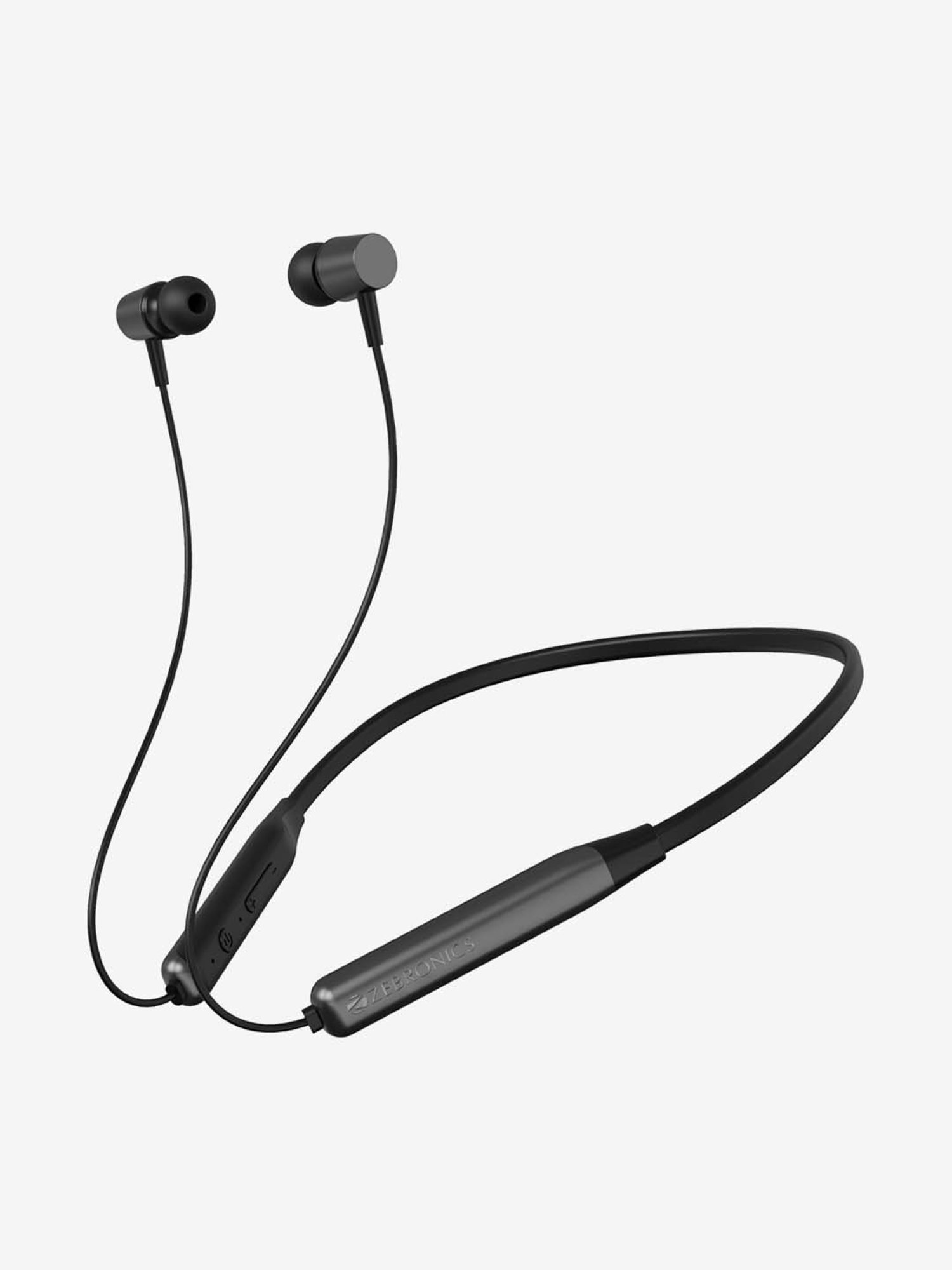Zebronics Zeb-Evolve Wireless In-Ear Bluetooth Neckband with Mic (Grey)