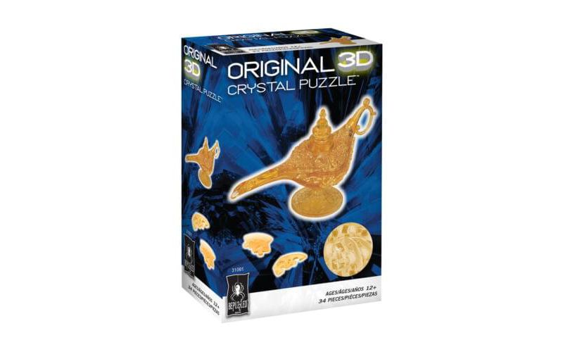 University Games Magic Lamp 34 Piece 3D Crystal Jigsaw Puzzle
