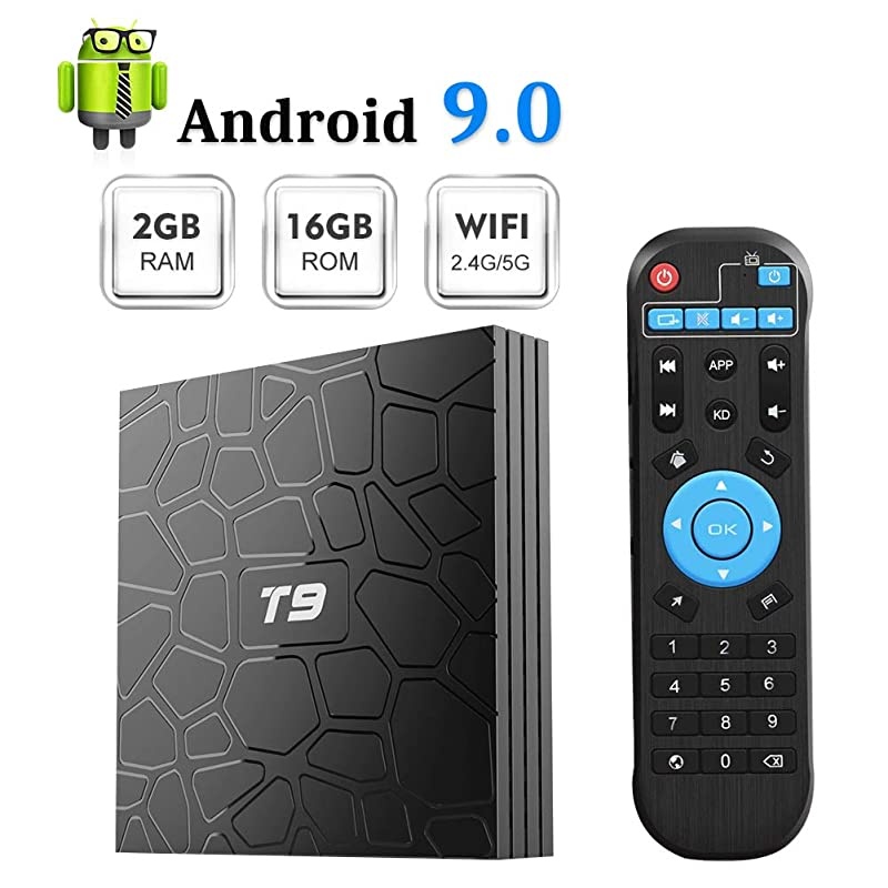 Android TV Box  Android 90 TV Box 2GB RAM 16GB ROM with RK3318 Quadcore BT40 Support Dual WiFi 24G+50G 3D 4K Smart TV Box