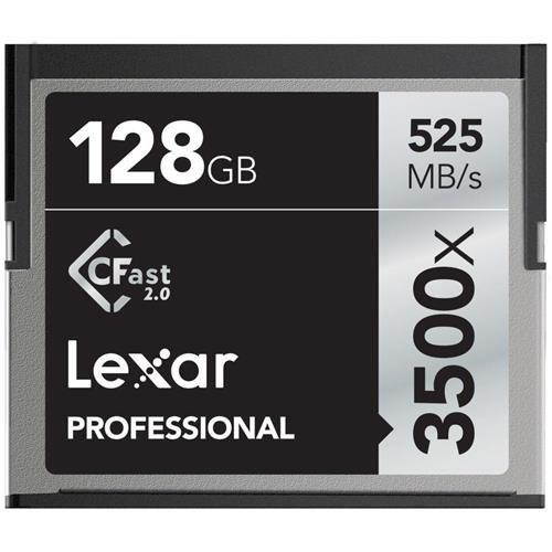 Lexar 128GB Professional 3500x CFast 2.0 Memory Card #LC128CRBNA3500