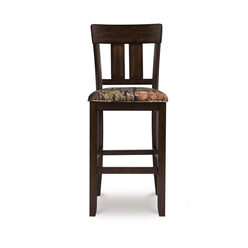 The Mossy Oak Native Living Bar Counter Height Barstool Dark Brown - Linon