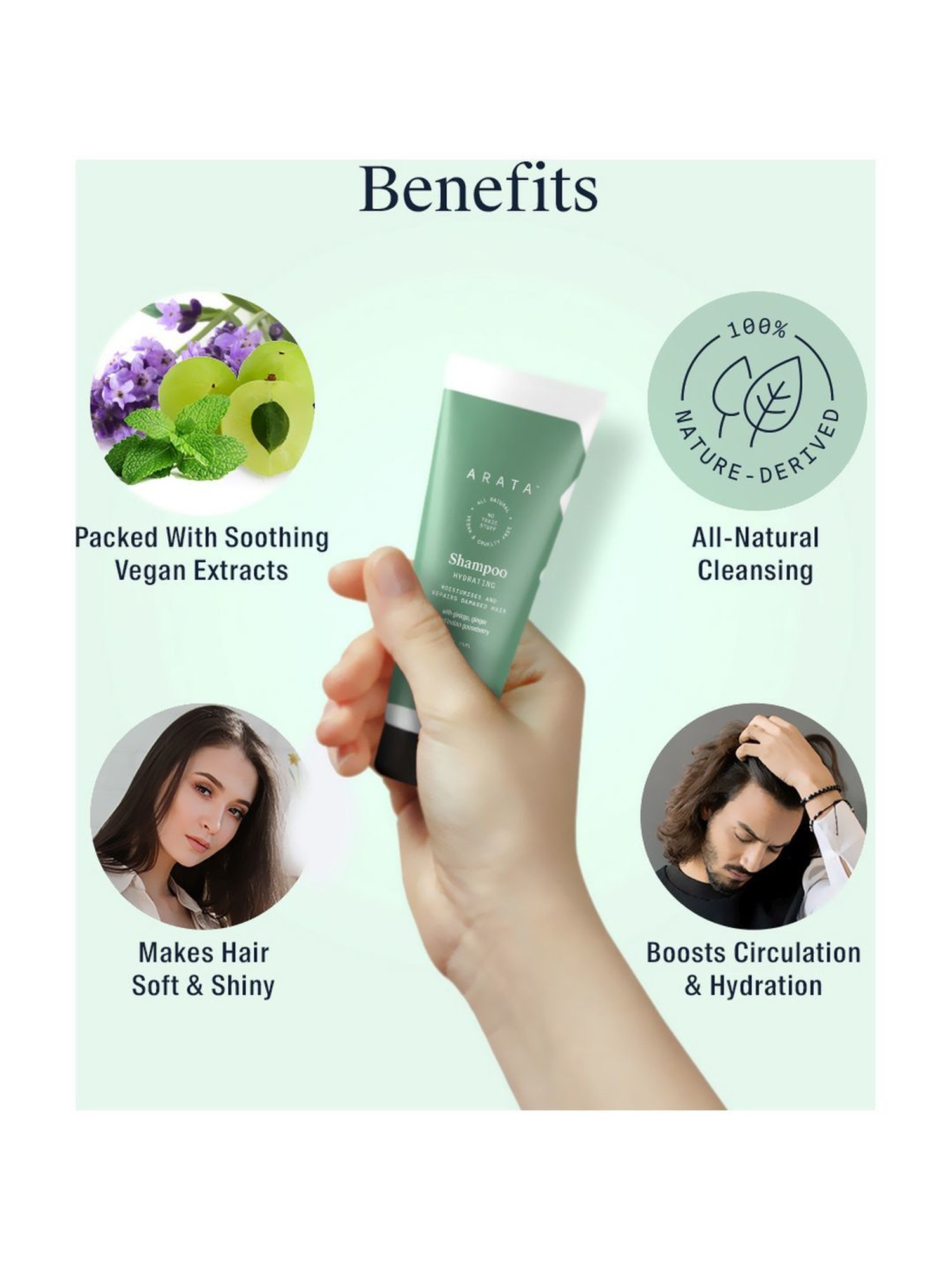 Arata Hydrating Hair Shampoo - 75 ml