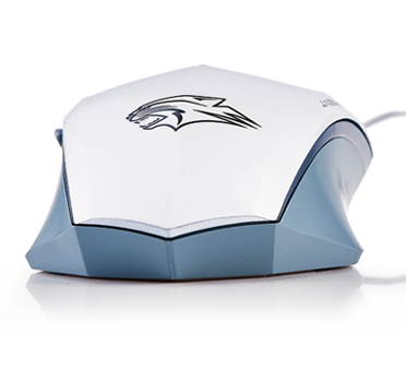 Dare-U 2000DPI 7-Programmable Keys LED Backlight(4-Colors) USB Wired Advanced Ambidextrous Wrangler Gaming Mouse-White