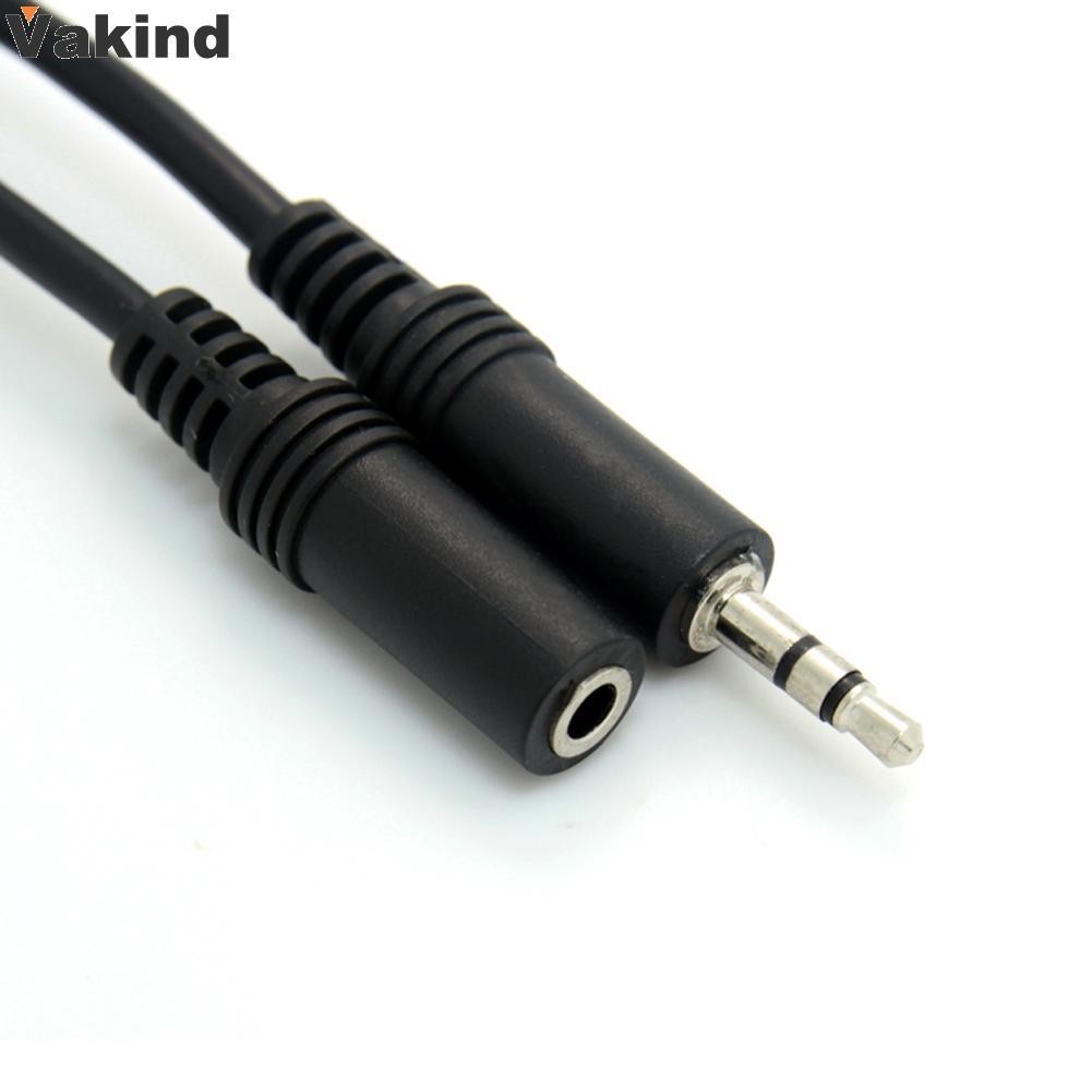 10ft 3.5mm 1/8" Stereo Audio Aux Headphone Cable Extension Cord Male to Female Stereo Cable Black