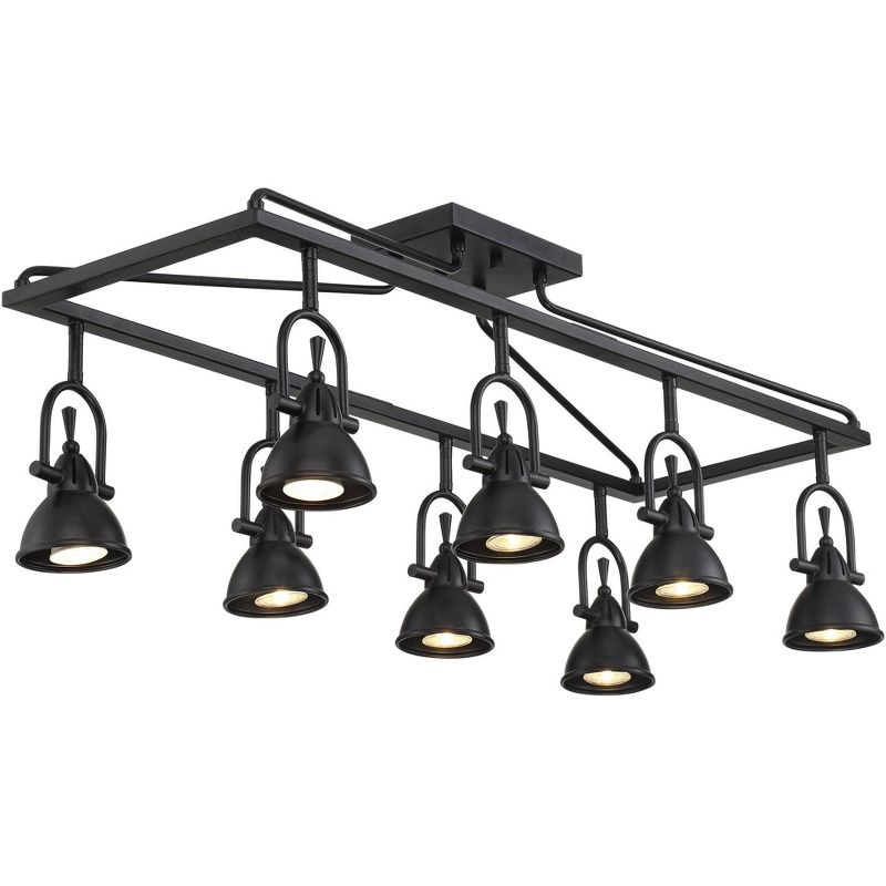 Pro Track Kane 8-Light Bronze Cage Track Fixture