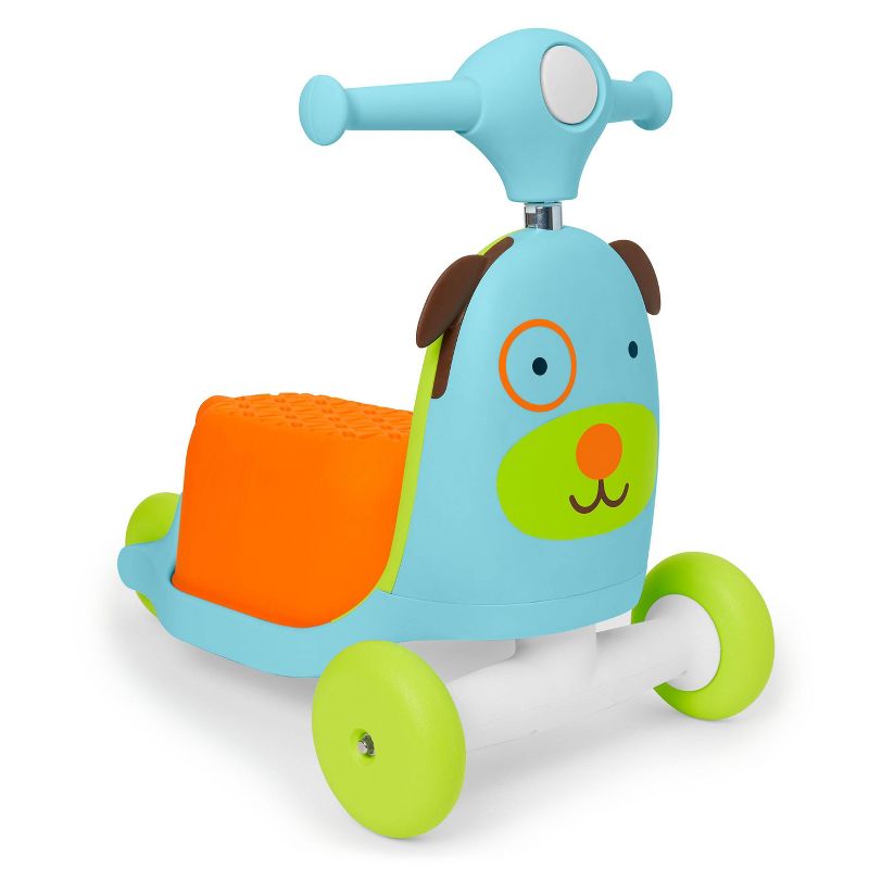 Skip Hop Kids' 3-in-1 Ride On Scooter and Wagon Toy - Dog