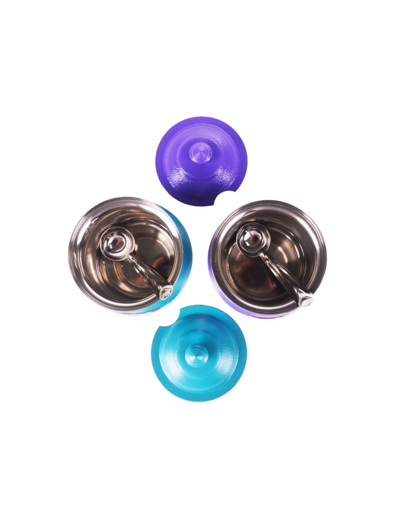 Sumeet Stainless Steel 2 Pc Ghee Pot Set -  Capacity 300Ml, Dia - 7.5cm (Each)