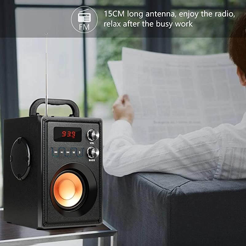 20W 30W Peak Portable Bluetooth Speaker with Subwoofer Rich Bass Wireless Stereo OutdoorIndoor Speakers Support Remote Control FM Radio TF Card for Home Party Smartphone Computer PC