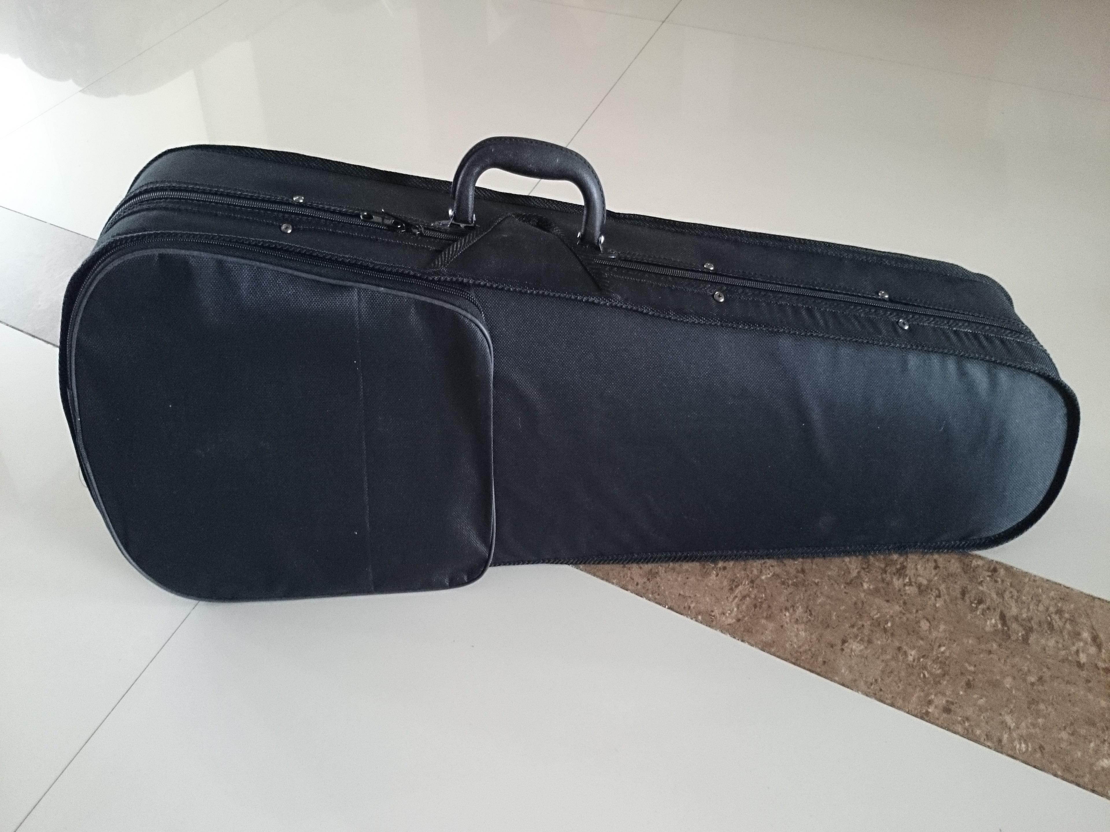 Student Acoustic Violin Full 4/4 Maple Spruce with Case Bow Rosin Purple Color