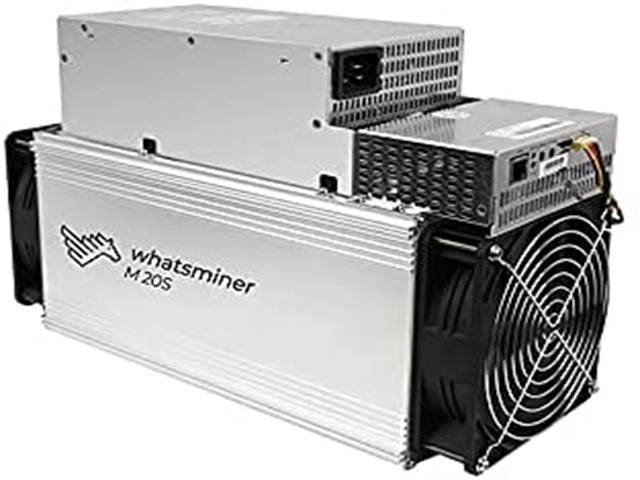 Ls opTImal Professional Miner Supplier, Very Good, Bitcoin WHATSMINER M20S 48w 68TH/S Asic Miner, Crypto Mining Bitcoin Miner Machine Include PSU Power Supply and Power Cords