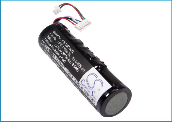 2600mAh Battery for Garmin DC20, DC30, DC40, Astro System DC20