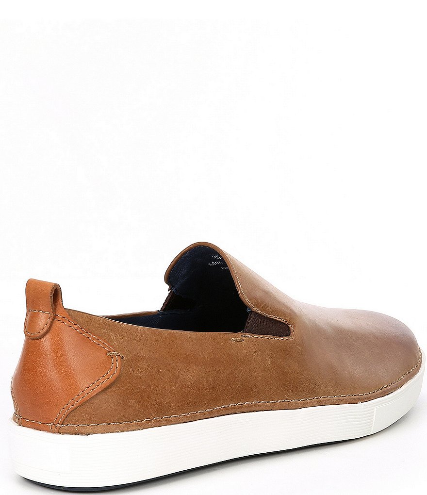 Johnston & Murphy Men's Noah Leather Slip-Ons