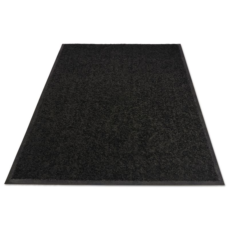 4'x6' Rectangle Solid Floor Mat Black - Guardian